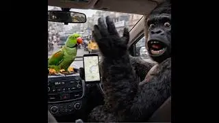 Parrot Voice Vs Mambatiyan Tamil Black Gorilla | Chennai Taxi Chaos Comedy #aitamilcomedy #ai #funny