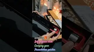 🎁Amazon Unboxing Haul | Self defence adjustable stick | How to use | Presentation pointer #shorts