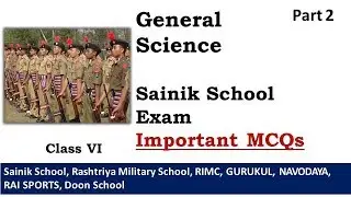 AISSEE Sainik School CLASS 6 Important Questions of Science By Ajay Sharma Part 2