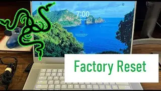 Full Factory RESET Restore Razer Blade Book Laptop (Windows Stealth 15 17 14 13 Gaming PC Ultrabook)