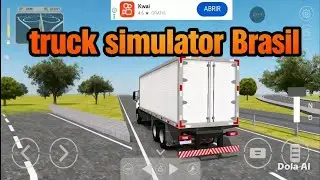 Fazendo entrega de ré no truck simulator Brasil 
