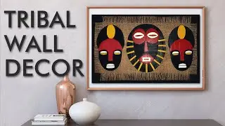 TRIBAL WALL DECOR  | DIY Home Decor | Best Out Of Waste