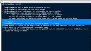 SQL Injection via XSS attack