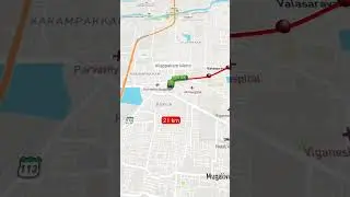 Chennai Metro phase2💥 Corridor 5 Map #chennaimetro #shortsvideo #metro #map #chennai