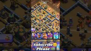 th14 dragon & balloons attack strategy #gaming #viral #clashofclans