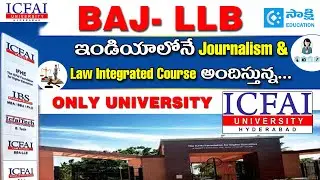 1st Ever Journalism & Law Integrated Course | ICFAI Law School | BAJ | LLM | Career in Media & Law