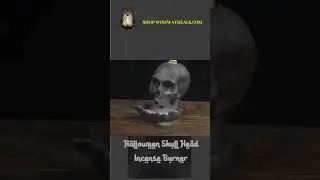 Halloween Skull Head Incense Burner