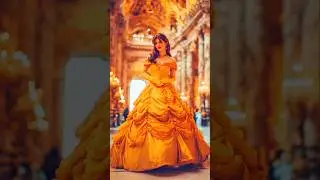 #DisneyPrincess #Belle Like NEVER Before&mdash;Film Noir Transformation! #aiedits #aiediting #disney