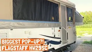 HUGE Pop-Up Camper 2013 Flagstaff hw29sc tour