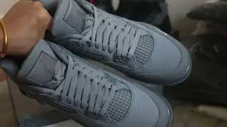 Nigel Sylvester x Air Jordan 4 “Brick by Brick”Wolf Grey