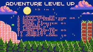 Top NES 20 in 1 Multi Game Cartridge Gameplay!
