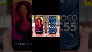 Infinix Smart 8HD VS POCO C55 best smart phone under 1000 #shorts #youtubeshorts #youtube