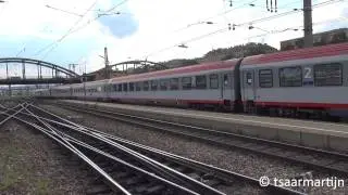 OBB 2070 041-6 mit EuronightLine und zwei CityShutle wagen im Wien Westbahnhof 24-07-2014