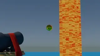 Cannon Destroyed a Wall in Seconds! 💣🧱 #satisfying #shorts #destruction #cannon #oddlysatisfying