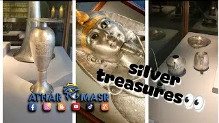 كنوز الفضة للملك بسوسنس الأول👀 Some silver treasures of King Psusennes I 