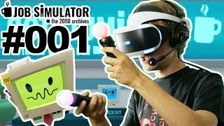 DER HÄRTESTE JOB DER WELT MIT PLAYSTATION VR 🐲 Let's Play Job Simulator VR #001 [Facecam/Deutsch]