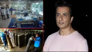 Sonu Sood oxygen cylinder plant at nelluru