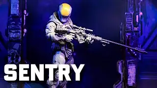Cosmic Legions - T.U.5.C.C. Sentry - Hvalkatar Book 1 Action Figure Review
