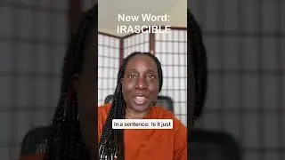 Learn a new word: IRASCIBLE #vocabulary #realhousewivesofnewjersey #rhonj