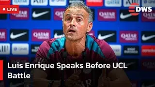 Live: PSG coach Luis Enrique and a player hold a press conference | DWS News | AD14