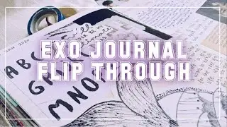 EXO journal flip through // EXO journal📔 final part