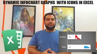 Dynamic Infochart graphs with icons in Excel