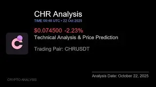 CHR (CHRUSDT) Technical Analysis - Price Prediction & Buy or Sell October 22, 2025
