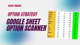 Google sheet option scanner for stock options