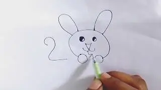 Draw Rabbit easy with 200