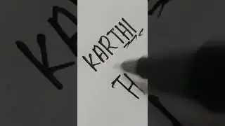 KARTHI name logo..#logo #shorts #brand