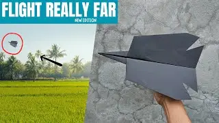 The world record paper airplane best origami plane tutorial, best origami paper airplane