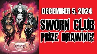 DECEMBER 2024 Monthly Prize Drawing for COFFIN COMICS SWORN CLUB!