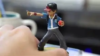 Custom amiibo Speed Painting: Pokemon Trainer