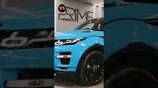 Range Rover Evoque &ndash; Blue Beast on the Road! | #RangeRoverEvoque #BlueBeast