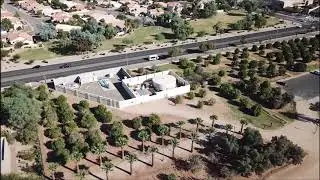 Sahuaro Ranch Park in Glendale, Arizona. Flying over with drone!