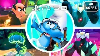 THE SMURFS 2 PRISONER OF GREEN STONE ALL BOSSES + ENDING WITH CUTSCENES (4K 60FPS)
