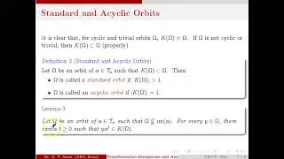 Lecture 5a: Transformation Semigroups and Applications - A T Imam