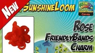 How to Make a FriendlyBands SunshineLoom - Rose Charm Tutorial