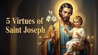 5 Virtues of Saint Joseph ✝️  True Masculinity, Silent Strength & Spiritual Fatherhood