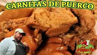 Preparando Carnitas de Puerco estilo Veracruz