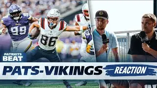 Прямая трансляция Patriots Beat: реакция на матч Patriots-Vikings, блестящая игра Эфтона Чизма, п...