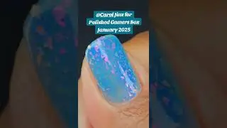 Colores De Carol Jinx Swatch for Polished Gamers Box January 2025 #pr
