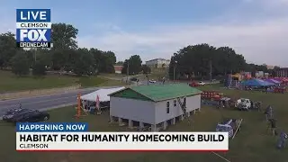28th Annual Habitat Homecoming House Build in Clemson