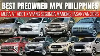 Quality Pre Owned MPV Philippines | Mura at Abot Kayang Segunda Manong Sasakyan 2026