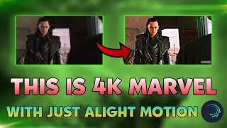 THIS IS 4K MARVEL TUTORIAL IN ALIGHT MOTION | SMOOTH VIDEO IN ALIGHT MOTION | SOURABH
