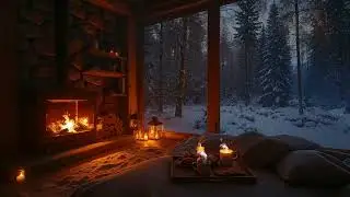 Midnight Winter Jazz ❄️ Smooth & Cozy Jazz Music for Snowy Nights, Deep Relax & Focus