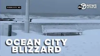 Blizzard hits Maryland's Ocean City for first time in 4 years