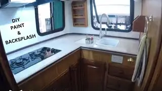 DIY Paint & Backsplash in Chinook RV