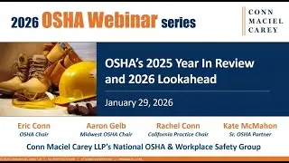 OSHA 2025 Year in Review and 2026 Preview