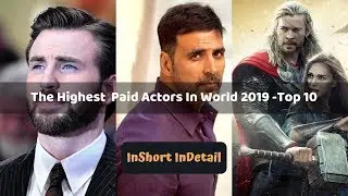 Top 10 Highest Paid Actors In The World  2019
